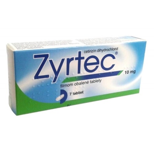 E-shop ZYRTEC 10 mg 7 tabliet
