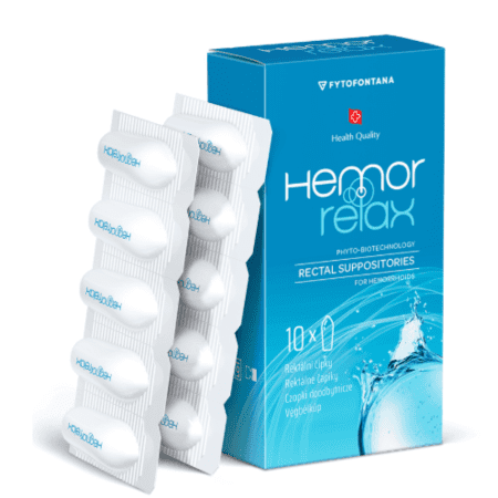 FYTOFONTANA Hemorrelax 10 rektálnych čapíkov