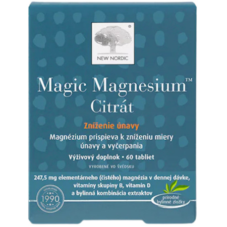 NEW NORDIC Magic magnesium citrate 60 ks