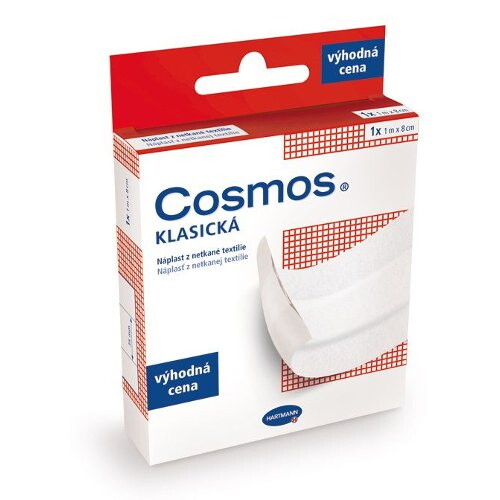 E-shop COSMOS Klasická náplasť z netkanej textílie 1 m x 8 cm 1 kus