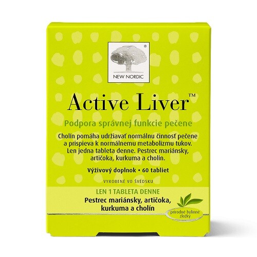 E-shop NEW NORDIC active liver 60 tabliet