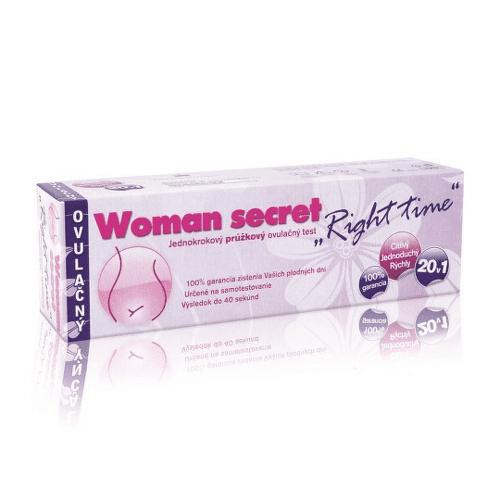 E-shop WOMAN SECRET Right time ovulačný test 20 kusov