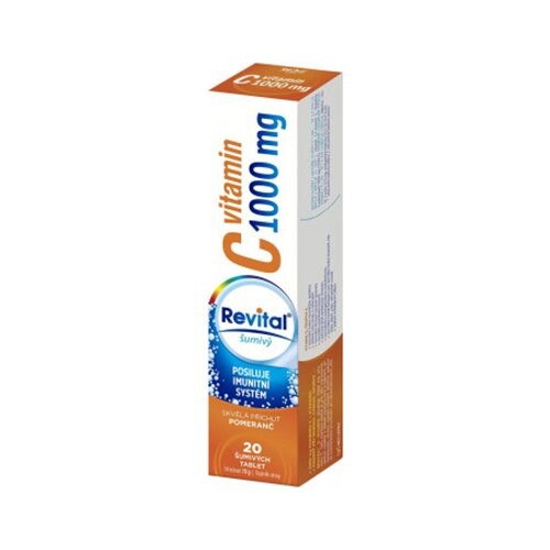 E-shop REVITAL Vitamín C 1000 mg pomaranč 20 šumivých tabliet