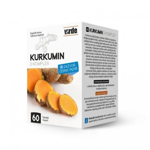 E-shop VIRDE Kurkumin 3-komplex 60 kapsúl