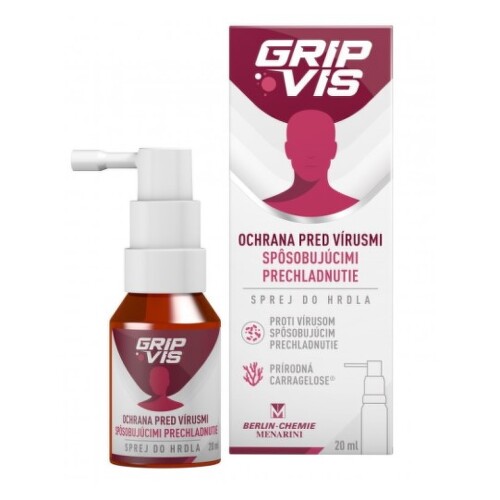 E-shop GRIPVIS 1,2 mg/ml sprej do hrdla 20 ml