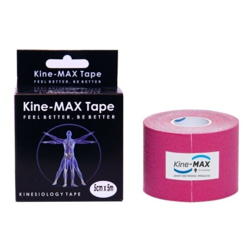 E-shop KINE-MAX Classic kinesiology tape ružová 5 cm x 5 m 1 kus