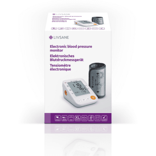 E-shop LIVSANE Elektronicky monitor krvneho tlaku tlakomer s manžetou na rameno 1 kus