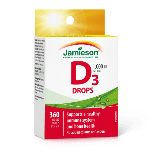 E-shop JAMIESON Vitamín D3 1000 IU kvapky 11,4 ml