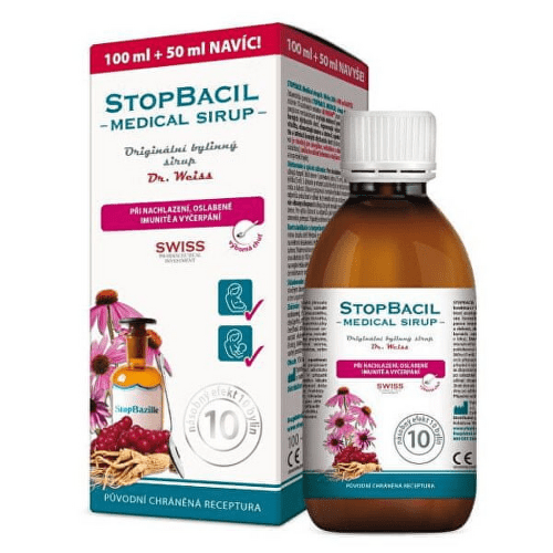 E-shop DR. WEISS Stopbacil medical sirup 150 ml