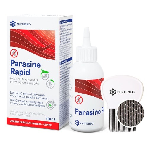 E-shop PARASINE Rapid 100 ml + hrebeň a čiapka zadarmo 1 x 1set