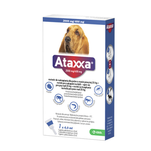 E-shop ATAXXA 2000 mg/400 mg (psy nad 25 kg) roztok 4 ml