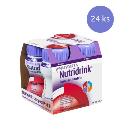 E-shop NUTRIDRINK Compact protein s príchuťou lesné ovocie 24 x 125 ml