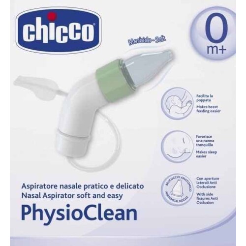 E-shop CHICCO Odsávačka nosná physioclean manuálna 0m+ 1 ks
