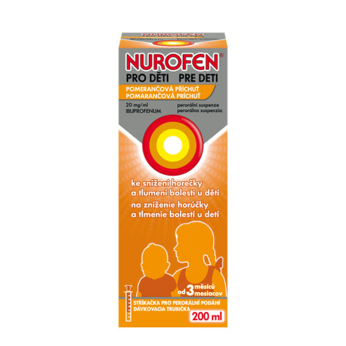 E-shop NUROFEN Sirup pre deti 200 ml