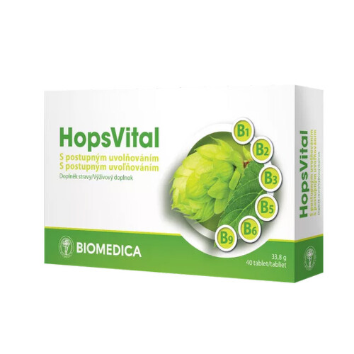 E-shop BIOMEDICA Hopsvital 40 tabliet