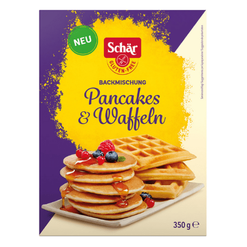 E-shop SCHÄR Pancakes & waffeln begluténová múčna zmes na pečenie 350 g