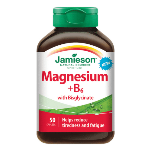 E-shop JAMIESON Horčík + vitamín B6 s bisglycinátom a vitamínmi B1 a B12 50 tabliet