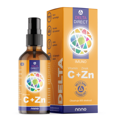 E-shop DELTA DIRECT Vitamín C + zinok sprej na pokožku 100 ml