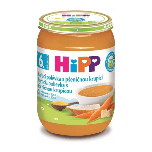 E-shop HIPP Polievka bio kuracia s pšeničnou krupicou 190 g
