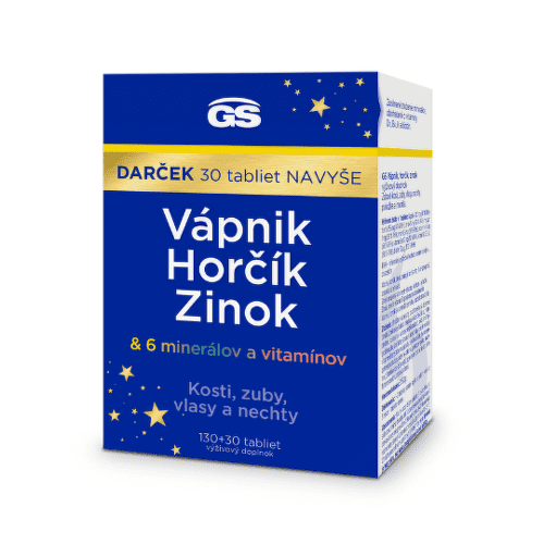 E-shop GS Vápnik horčík zinok darček 2023 160 tabliet