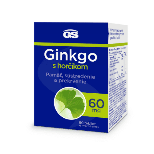 E-shop GS Ginkgo 60 mg s horčíkom 60 tabliet
