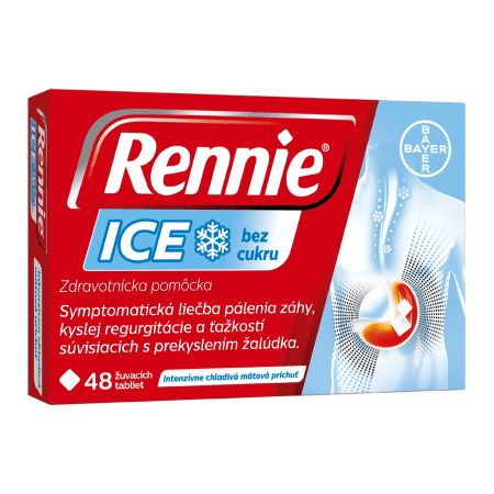 E-shop RENNIE ICE Bez cukru 48 žuvacích tabliet
