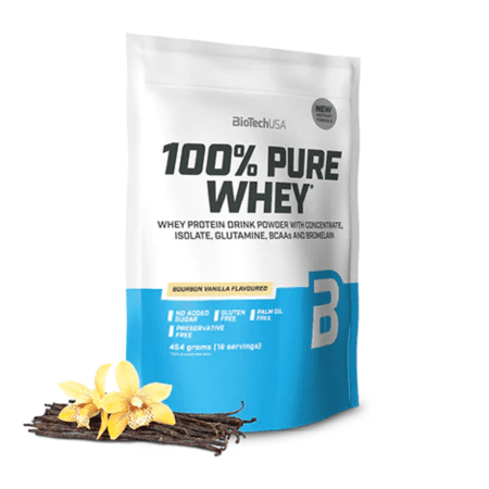 BioTechUSA 100% pure whey vanilka 454 g