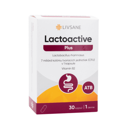 E-shop LIVSANE Laktoaktívne kapsuly plus vitamin B2 30 kapsúl