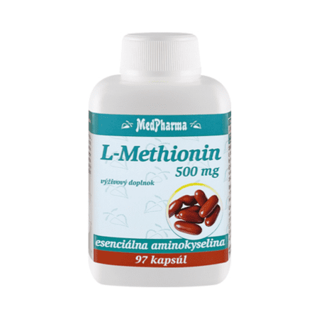 E-shop MEDPHARMA L-methionin 500 mg 97 kapsúl