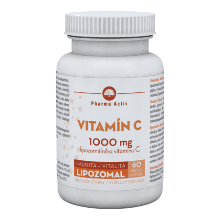 PHARMA ACTIV Lipozomal vitamín C 1000 mg 60 kapsúl