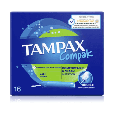 E-shop TAMPAX Compak super 16 ks