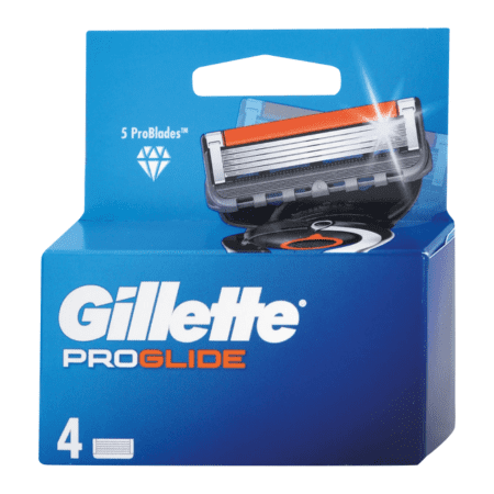 GILLETTE Fusion Proglide Náhradné hlavice 4 ks