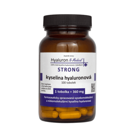 E-shop N-MEDICAL Hyaluron strong kyselina hyalurónová 100 kapsúl