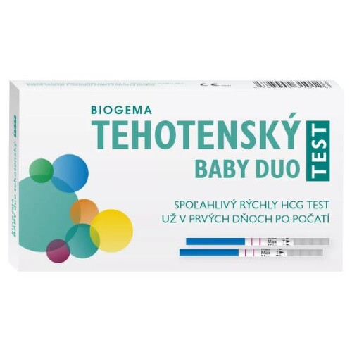 BABY Test duo tehotenský test samodiagnostický 2 ks