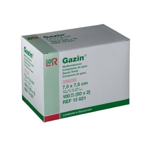 GAZIN Kompresy gázové nesterilné 7,5 x 7,5 cm 100 kusov kúpite na Benulekaren.sk