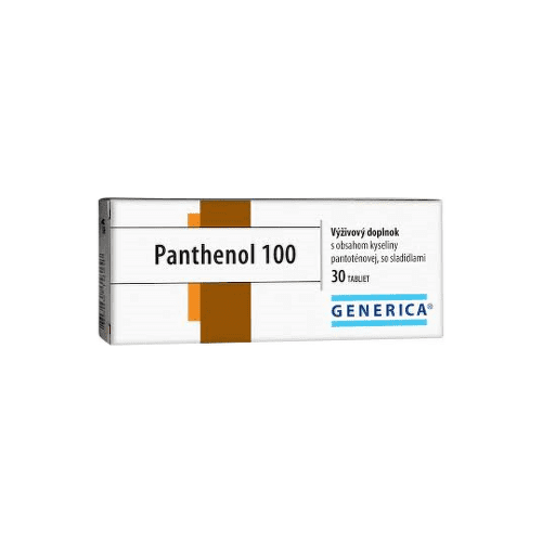GENERICA Panthenol 100 30 tabliet kúpite na Benulekaren.sk
