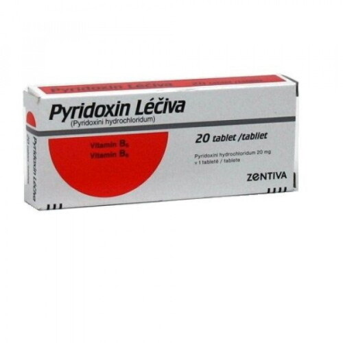 PYRIDOXIN Léčiva 20 mg 20 tabliet