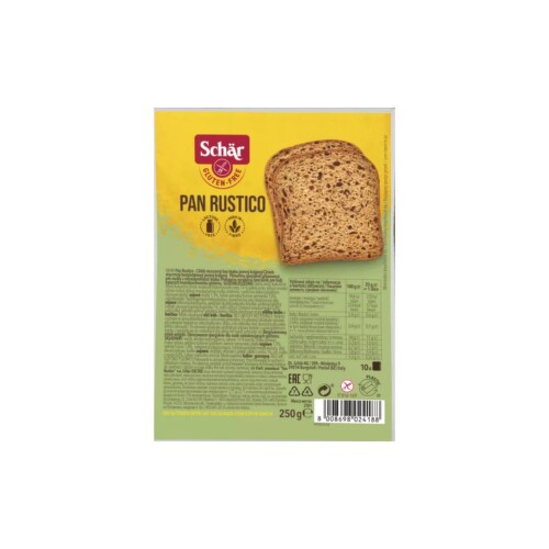 SCHÄR Pán Rustico viaczrnný krájaný chlieb bez lepku 250 g kúpite na Benulekaren.sk