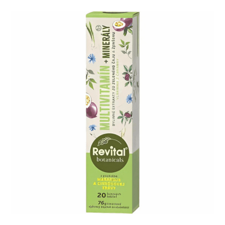 Revital Botanicals MULTIVITAMÍN + MINERÁLY 20 šumivých tabliet