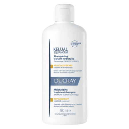 DUCRAY Kelual Squanorm Šampon suché lupy 400 ml