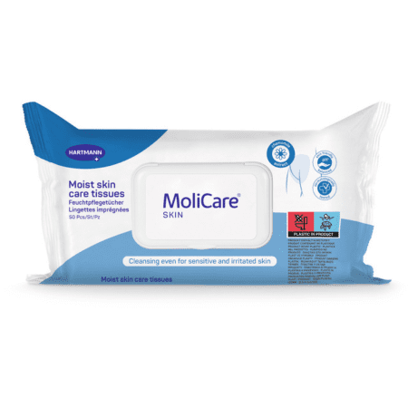 MOLICARE Skin vlhké ošetrovacie utierky 50 kusov kúpite na Benulekaren.sk