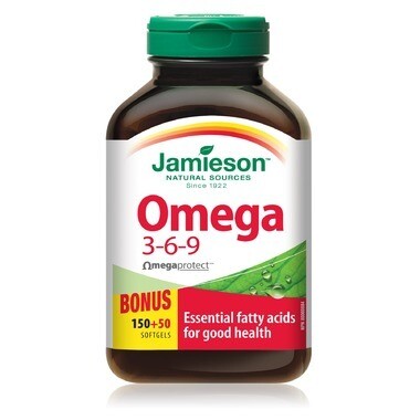 Jamieson Omega 3-6-9 1200mg mäkké tobolky pre normálnu činnosť srdca a mozgu 200 cps kúpite na Benulekaren.sk