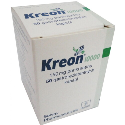 KREON 10 000 50 gastrorezistentných tabliet