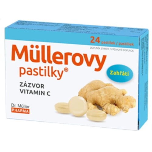 MÜLLEROVE PASTILKY so zázvorom 24 kusov