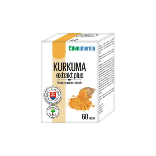 EDENPHARMA Kurkuma extrakt plus kapsule 60 ks kúpite na Benulekaren.sk