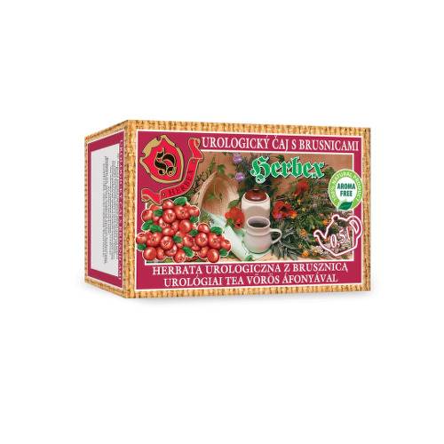 HERBEX UROLOGICKÝ ČAJ S BRUSNICAMI, 20x3 g kúpite na Benulekaren.sk