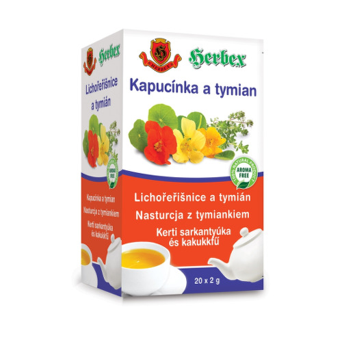HERBEX Kapucínka a tymián 20 sáčkov kúpite na Benulekaren.sk