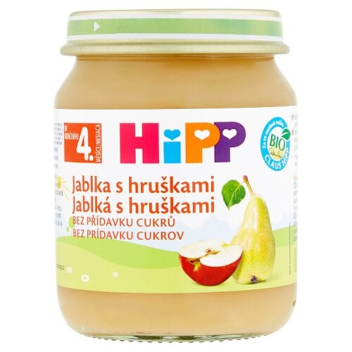 HiPP Príkrm ovocný jablká s hruškami 125 g