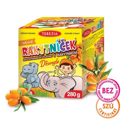 Terezia Company Rakytníček multivitamínové želatínky s rakytníkom Džungľa 70 ks kúpite na Benulekaren.sk