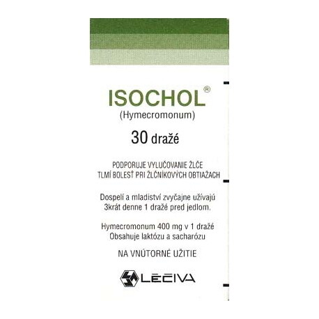 ISOCHOL 400 mg 30 kusov